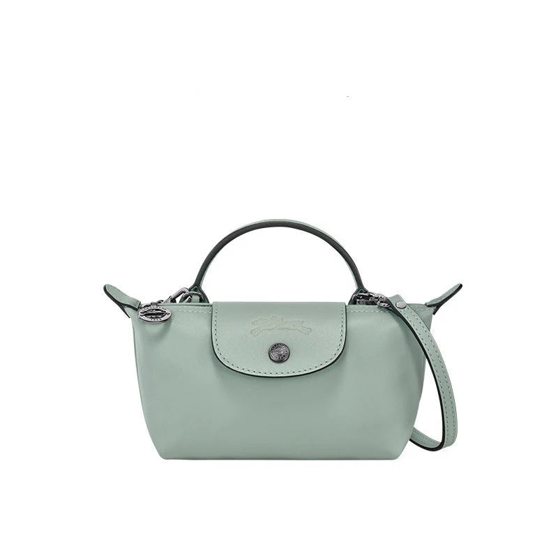 Mini Borsa in Pelle Pieghevole con Tracolla